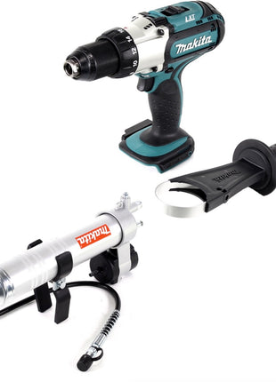 Makita DDF 451 Z 18 V Li-Ion Akku Bohrschrauber Solo + Makita Fettpresse passend zu 1/4" Innensechskant Aufnahme - Toolbrothers