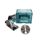 Makita DSP 600 ZJ Akku Tauchsäge 36V (2x18V) Brushless + 2x Sägeblatt + Makpac - ohne Akku, ohne Ladegerät - Toolbrothers