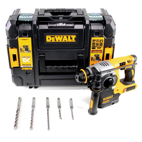 DeWalt DCH 273 NT Akku Kombihammer 18V 2,1J SDS-Plus Brushless + TSTAK + 5x Hammerbohrer - ohne Akku, ohne Ladegerät - Toolbrothers