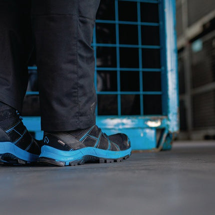 HAIX botas de seguridad BE Safety 40.1 Mid talla 6.5 (40) negro/azul ( 4721000036 )