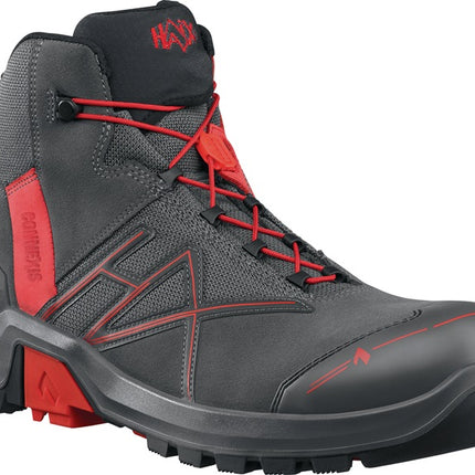 Botas de seguridad HAIX Connexis(R) GTX mid talla 9 (43) gris/rojo ( 4721000573 )