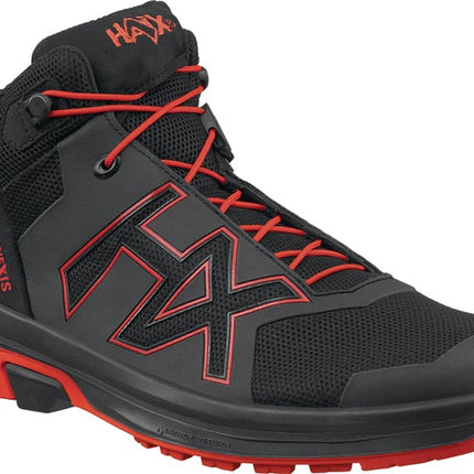 HAIX zapato de ocio CONNEXIS Go GTX mediados de tamaño 10 (45) negro / rojo ( 4721000715 )