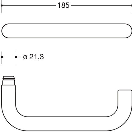 Juego de rosetas HEWI 111XAH01.230 acero inoxidable (8000272586)