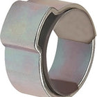 Abrazadera de manguera RIEGLER 1 oreja de acero, galvanizado brillante (W1) (8000367347)