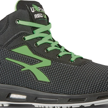 Bottes de sécurité U.POWER RedLion HARD taille 43 noir/vert ( 8000419914 )
