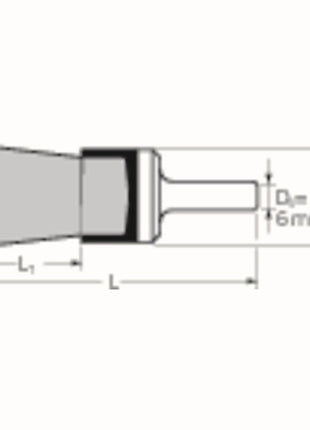 Cepillo PFERD cepillo PBU INOX Ø 10 mm espesor alambre 0,15 mm (8000432607)