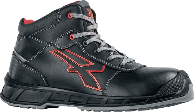 U.POWER botas de seguridad Sting talla 46 negro-rojo ( 8000489016 )