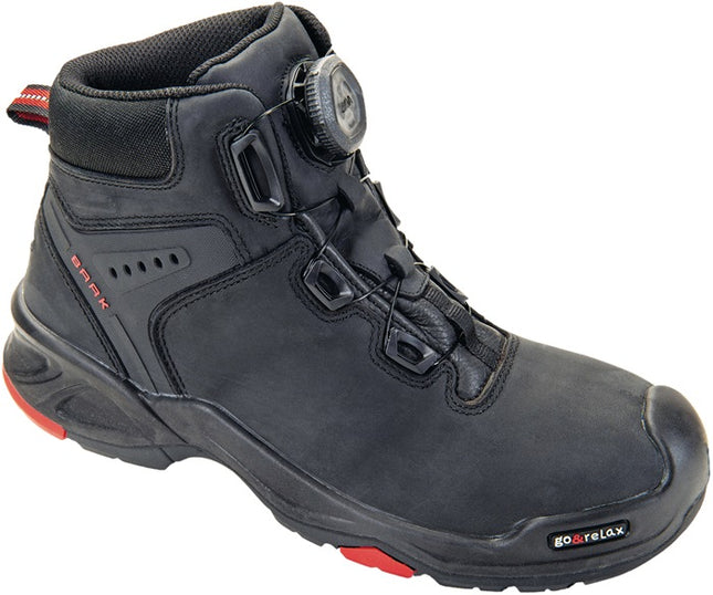 Botas de seguridad BAAK Braxton talla 40 negro/rojo ( 8000600316 )