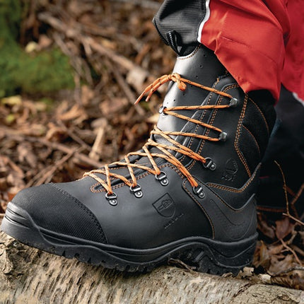 SOLIDUR botas de seguridad forestal KAILASH talla 40 negro/naranja ( 8000809676 )