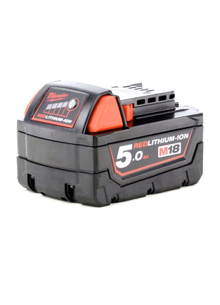 Milwaukee M18 VC2-501 18 V Akku-Nass-/Trockensauger + Milwaukee M18 B5 Akku 18 V / 5,0 Ah / 5000 mAh - Toolbrothers