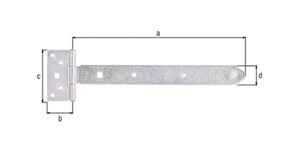 Wieszak poprzeczny GAH dł. 292,5 x 45 x szer. 90 x 34 x grubość 2,3 mm ( 8001514118 )