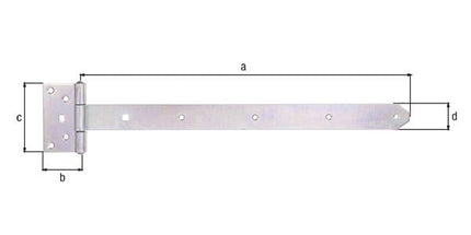 GAH cross hanger L.491 x 59xW.103 x 40xthickness 4 mm ( 8001514122 )