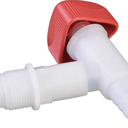 Grifo de salida HÜNERSDORFF HDPE/LDPE R 1/2+R 3/4″ (9000450241)