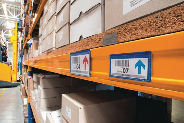 Bolsillo para etiquetas DURABLE W150xH67mm azul (9000451001)