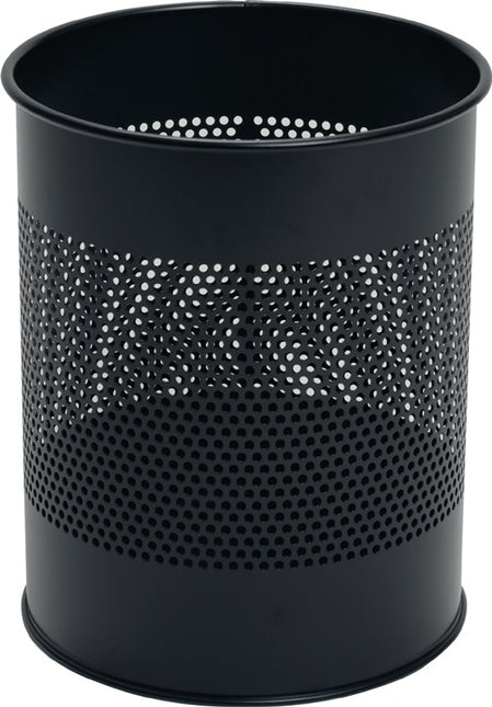 Papelera DURABLE 15 l H315xØ260 mm con rejilla perforada (9000468151)