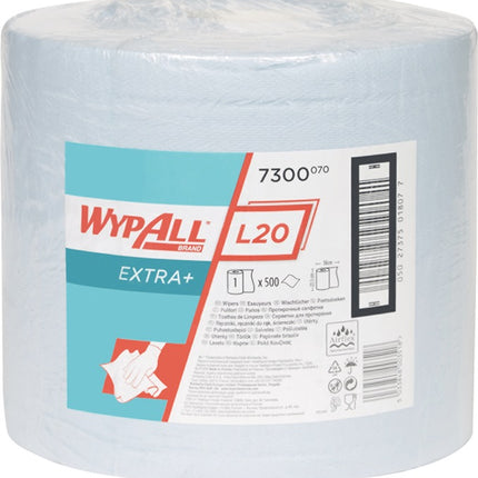 KIMBERLY-CLARK Panno di pulizia WYPALL L20 7300 L380xW235approssimativamente mm ( 9000469688 )