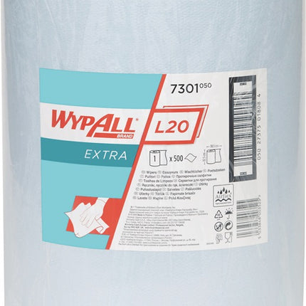 KIMBERLY-CLARK Panno di pulizia WYPALL L20 7301 L385xL325circa mm ( 9000469689 )