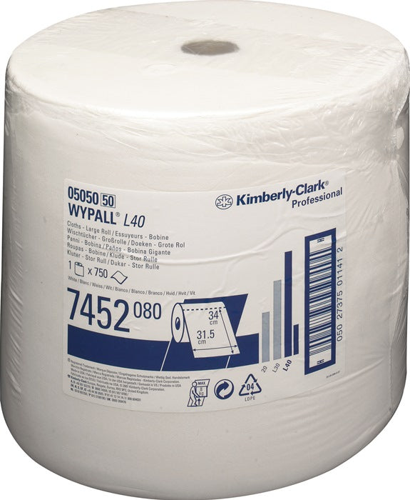 WYPALL Panno di pulizia WYPALL L40 7452 L315xL310 ca. mm ( 9000469693 )