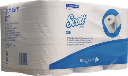 SCOTT Toilettenpapier Scott 8518 3-lagig, Kleinrollen ( 9000469718 )