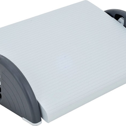 Reposapiés WEDO gris luminoso, RAL 7035 B520xP350xH140 mm (9000483211)