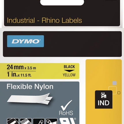 Ruban d'étiquettes DYMO largeur 24 mm longueur du ruban 3,5 m (9000484107)
