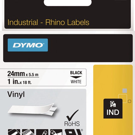 Cinta de etiquetas DYMO ancho 24 mm longitud de la cinta 5,5 m (9000484109)