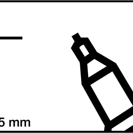 EDDING rotulador permanente 404 negro (9000487615)