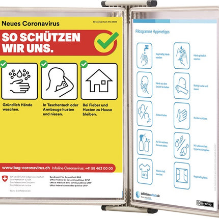 TARIFOLD soporte pared 10 paneles expositores (9000492071)