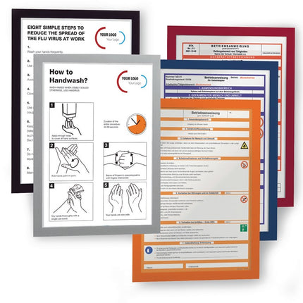 Marco magnético DURABLE DIN A4 plateado (9000492405)