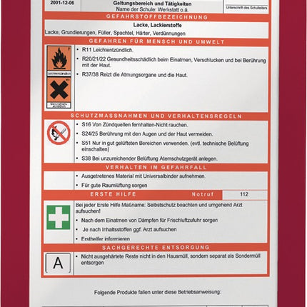 Marco magnético DURABLE DIN A4 rojo (9000492410)
