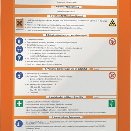 Cadre magnétique DURABLE DIN A4 orange (9000492412)