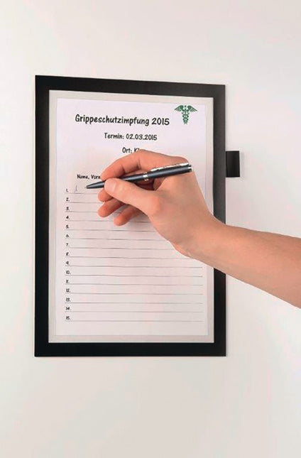 Marco magnético DURABLE DIN A4 negro (9000492423)