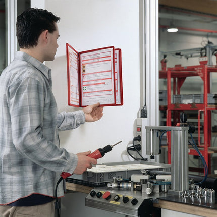 Soporte de pared DURABLE 5 paneles expositores (9000492450)