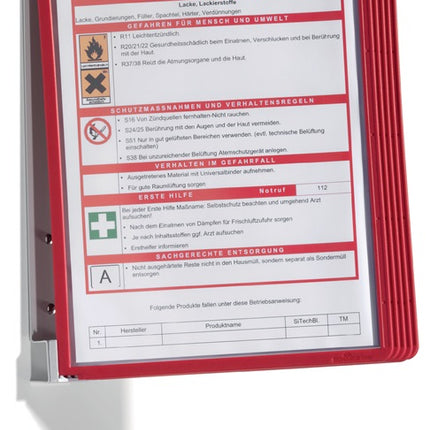 Soporte de pared DURABLE 5 paneles expositores (9000492450)