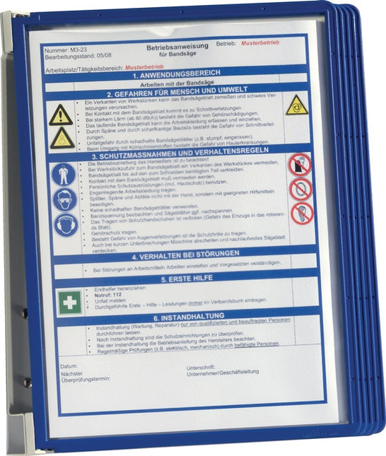 Soporte de pared DURABLE 5 paneles expositores (9000492451)