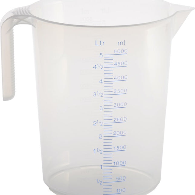 HÜNERSDORFF measuring jug 5000 ml polypropylene transparent ( 9000495149 )