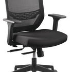 TREND OFFICE Silla de oficina giratoria con reposabrazos de malla, regulable en anchura y altura (9103483045)