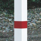 URBANUS barrier post steel red-white ( 9192490117 )