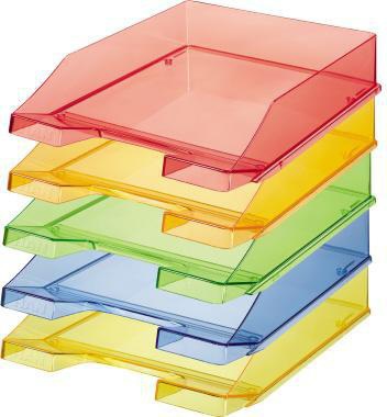 HAN Bandeja para cartas HAN KLASSIK DIN A4 DIN C4 poliestireno color: rojo transparente (9199107230)