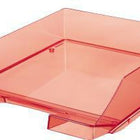 HAN Bandeja para cartas HAN KLASSIK DIN A4 DIN C4 poliestireno color: rojo transparente (9199107230)