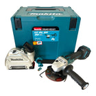 Makita DGA 514 ZJU1 amoladora angular a batería 18 V 125 mm sin escobillas + MAKPAC - sin batería, sin cargador