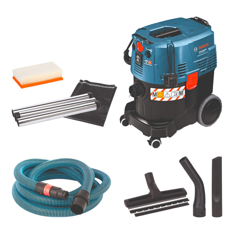 Bosch GAS 35 M AFC Aspiradora industrial profesional 1200 W 35 l ( 06019C3100 ) clase de polvo M