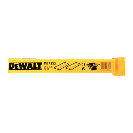 DeWalt DE 7333 Brzeszczot HSS do strugarki 260 mm (2 szt.) do D27300