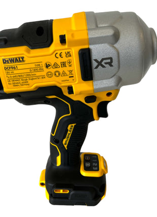 Llave de impacto a batería DeWalt DCF 961 NT 18 V 1632 Nm 1/2" sin escobillas + TSTAK - sin batería, sin cargador