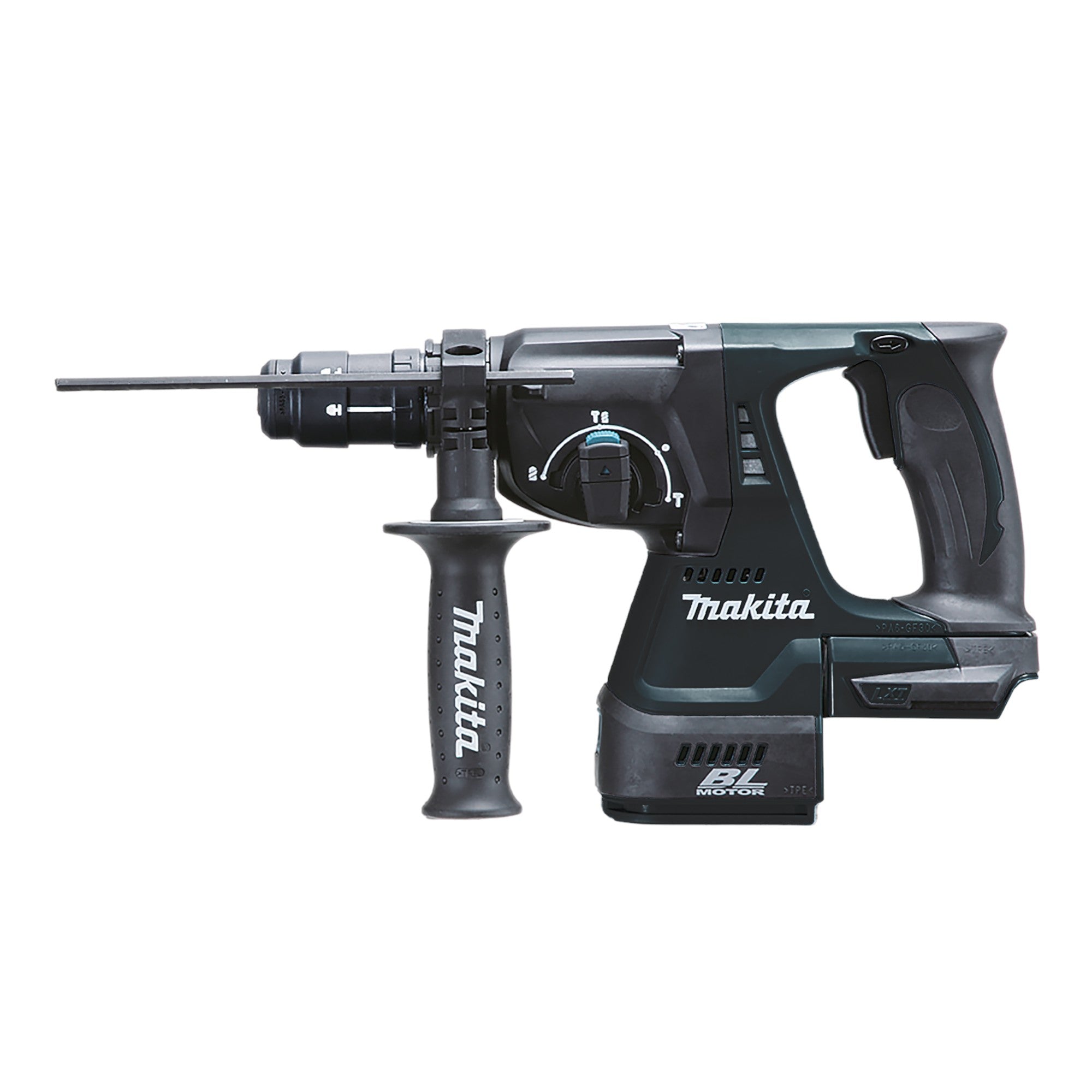 Makita DHR 243 RM1J B Akku Kombihammer 18 V 2 0 J SDS Plus schwarz 1x Akku 4 0 Ah Ladegeraet Schnellwechselfutter Makpac 2 - toolbrothers