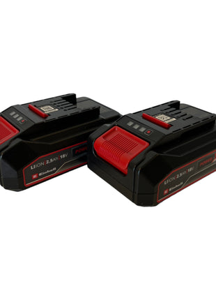 Einhell 2x 18V 2.5Ah PXC-Twinpack Power X-Change (4511524) 18V 2.5Ah Li-Ion con indicador de nivel de carga