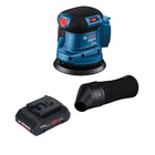 Bosch GEX 185-LI Professional ponceuse excentrique sur batterie 18 V 125 mm sans balais + 1x batterie ProCORE 4,0 Ah - sans chargeur