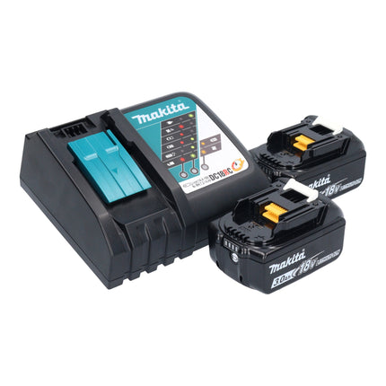 Tagliabordi a batteria Makita DUR 191 LRFX3 18 V brushless + 2x batteria ricaricabile 3,0 Ah + caricabatterie