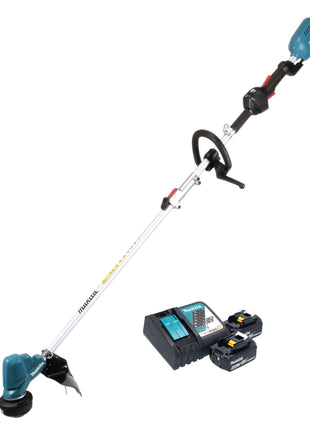 Makita DUR 191 LRMX3 Akku Rasentrimmer 18 V Brushless + 2x Akku 4,0 Ah + Ladegerät