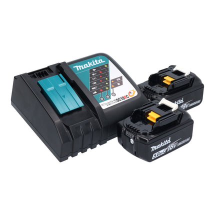 Makita DUR 191 LRTX3 Tagliabordi a batteria 18 V Brushless + 2x batteria 5,0 Ah + caricabatterie